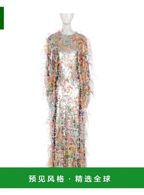 香港直邮VALENTINO 女士连衣裙 XB3VDD202UPM12 AW2021 花色