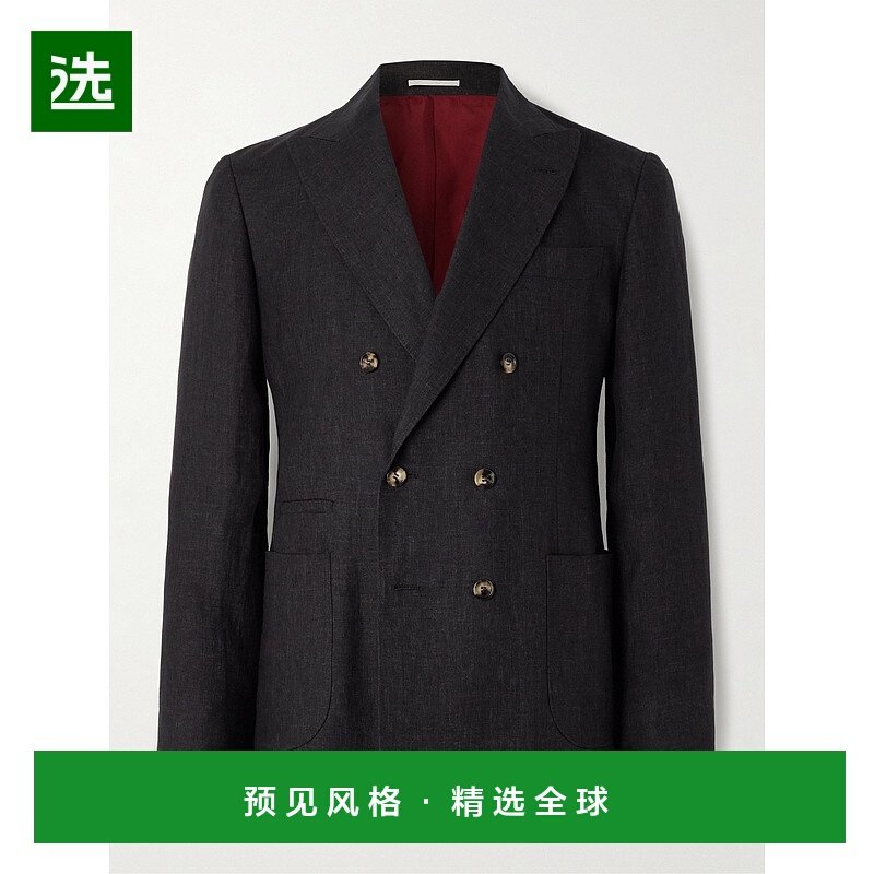 香港直邮1h可退 Brunello Cucinelli 布内罗·古奇拉利 男士 双排
