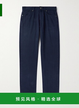 1h可退 香港直邮Slowear 男士 Incotex Division 蓝色修身锥形牛