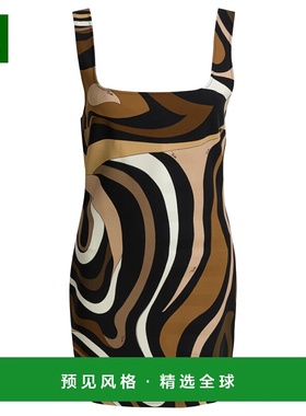 1h可退 香港直邮Emilio Pucci 璞琪 女士 ELASTANE 黑色粘胶纤维