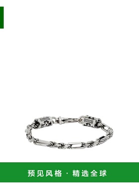 香港直邮Emanuele Bicocchi 男士手链手镯 CRB1SILVER AW2024