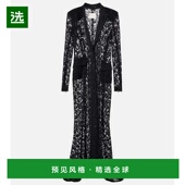 香港直邮Blumarine 蓝色情人 女士 1h可退 蕾丝长款 连衣裙长裙