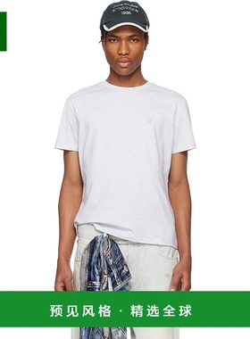 1h可退 香港直邮Acne Studios 艾克妮 男士 灰色 Regular Fit T