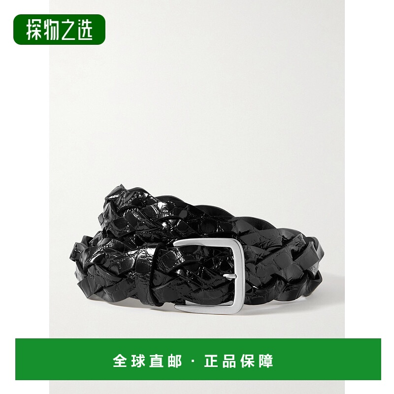 香港直邮Proenza Schouler 普罗恩萨·施罗 女士 编织鳄鱼纹皮带