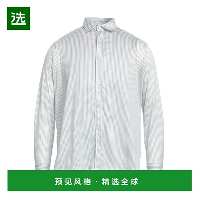 香港直邮Circolo 1901 男士 条纹衬衫 blue蓝色 舒适时尚