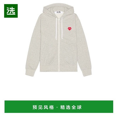 1h可退 香港直邮comme des garcons play 男士 Invader 连帽卫衣