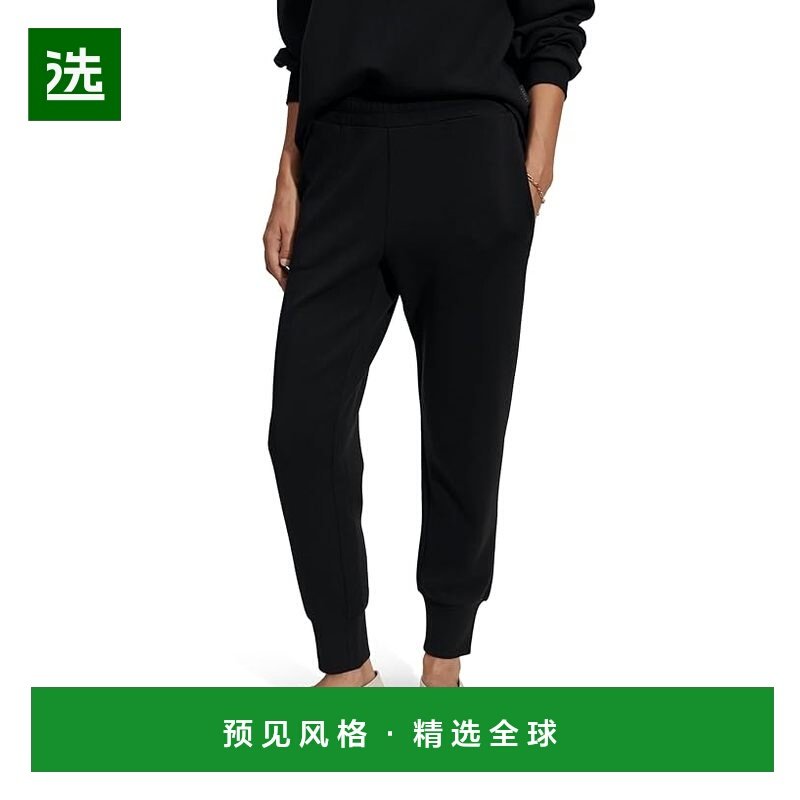1h可退 香港直邮VARLEY 女士 修身翻边长裤 black黑色 舒适时尚,女装/女士精品,休闲裤,淘宝优惠券,粉丝福利购,淘宝优惠卷