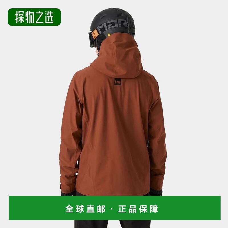 欧洲直邮Helly Hansen 男士棕褐色聚酰胺Swift3L软壳面料夹克