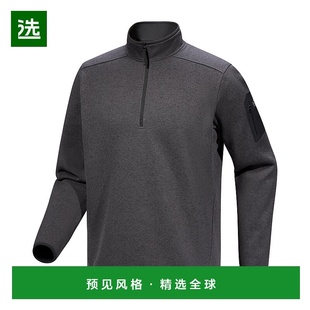 始祖鸟Covert 1/2男款户外徒步休闲半拉链抓绒衣卫衣