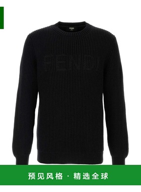 香港直邮FENDI 男士卫衣 FZX091AW0CF0QA1 SS2026 黑色 Black woo