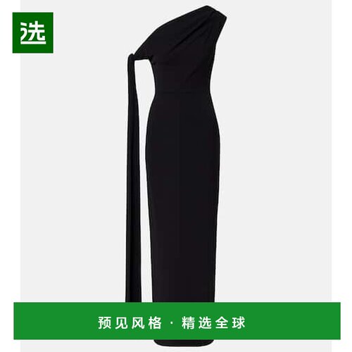 1h可退 香港直邮SOLACE LONDON 女士 Irina crêpe 围巾领礼服
