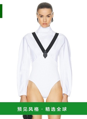 1h可退 香港直邮Alaïa 女士 悬带裤裙式连体衣 AA9L00085M860