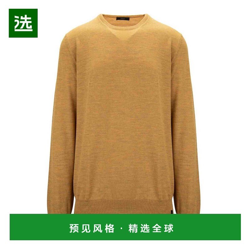 香港直邮FAY 男士卫衣 NMMC1432420CQTG406 SS2025 黄色 shirt,男装,卫衣,淘宝优惠券,粉丝福利购,淘宝优惠卷