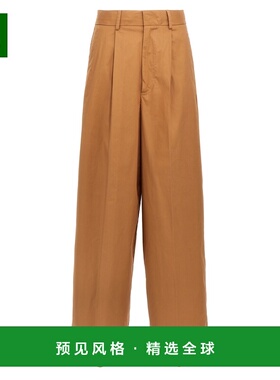 1h可退 香港直邮Nude 女士 'Menswear' 长裤 1103E25233 brown棕