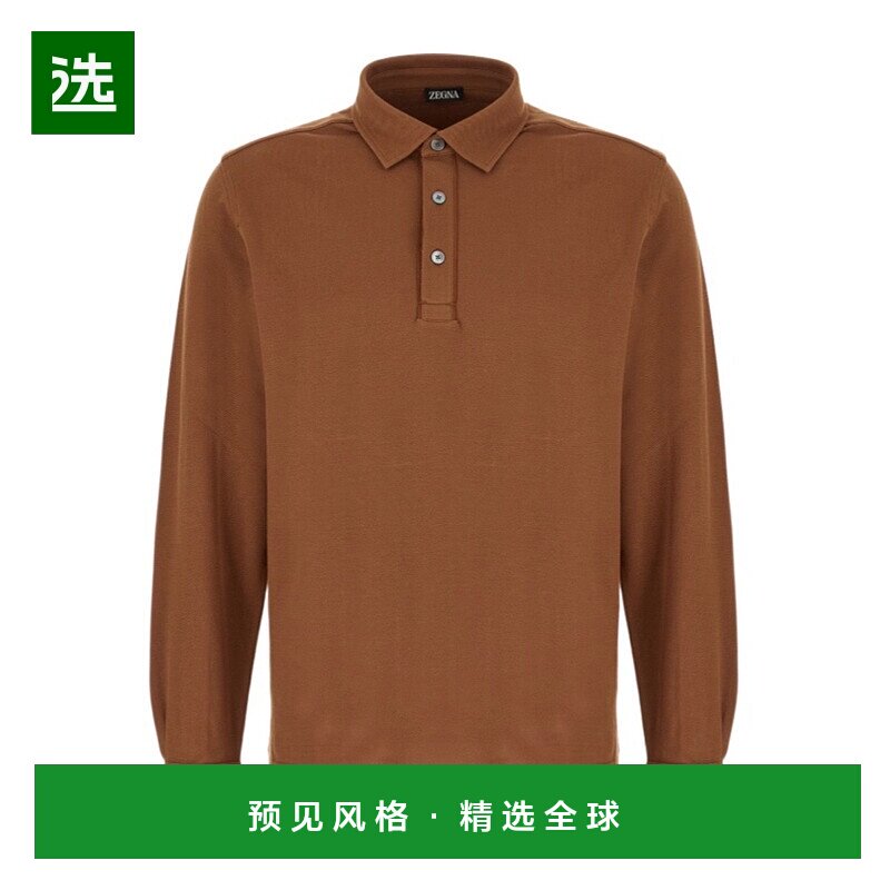 1h可退 香港直邮Zegna 长袖Polo衫 G713UG392A2