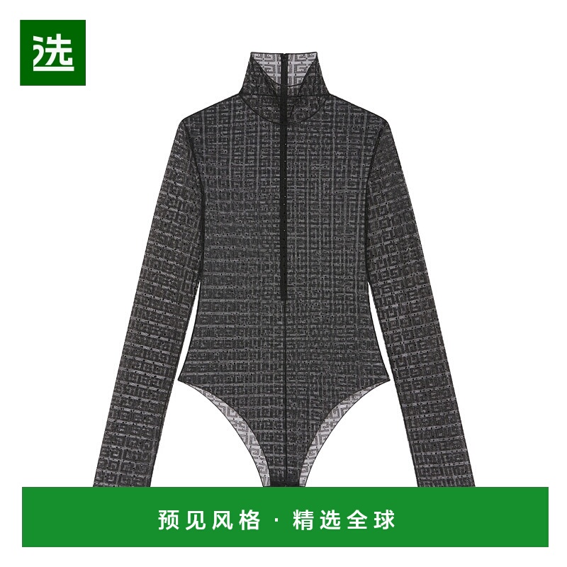 香港直邮Givenchy 4G蕾丝连体衣 BWB02PG1P3