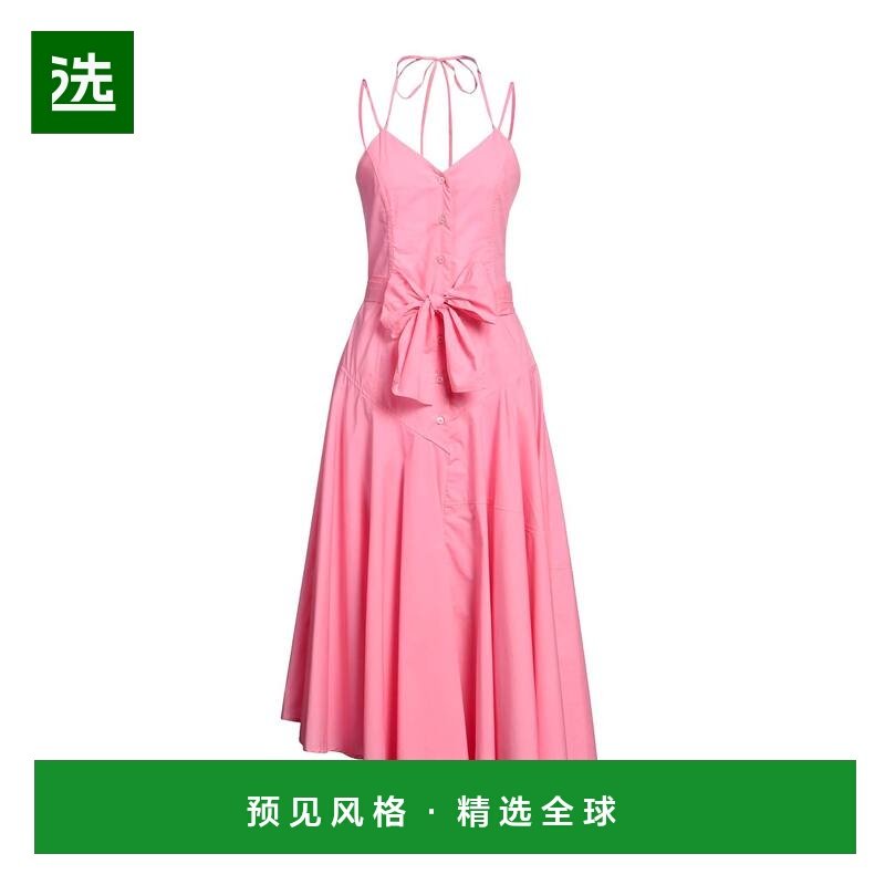 1h可退 香港直邮Msgm 女士 中长连衣裙 pink粉色 舒适时尚,女装/女士精品,连衣裙,淘宝优惠券,粉丝福利购,淘宝优惠卷