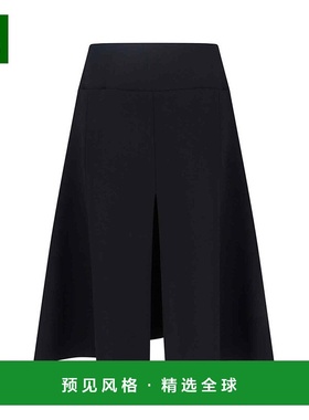 香港直邮AlaÏa 女士 黑色弹力聚酯混纺半身裙 AA9J2371T582B长裙