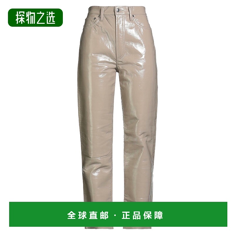 香港直邮AGOLDE 女士 休闲长裤 brown棕色 舒适时尚