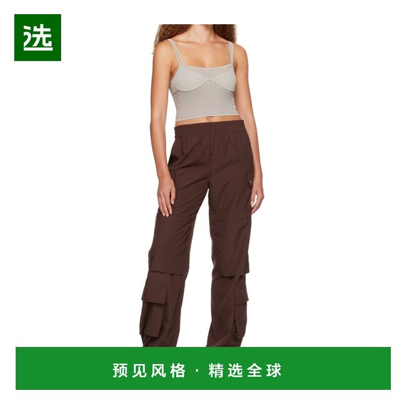 香港直邮Dion Lee 女士休闲裤 A7722P23ALLOY AW2023 深棕色,女装/女士精品,休闲裤,淘宝优惠券,粉丝福利购,淘宝优惠卷