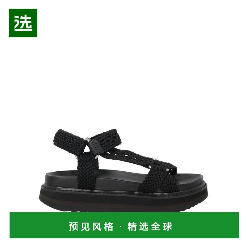 1h可退 【美国直邮】ASH女士时装凉鞋平底圆头真皮魔术贴时尚舒适,女鞋,时装凉鞋,淘宝优惠券,粉丝福利购,淘宝优惠卷