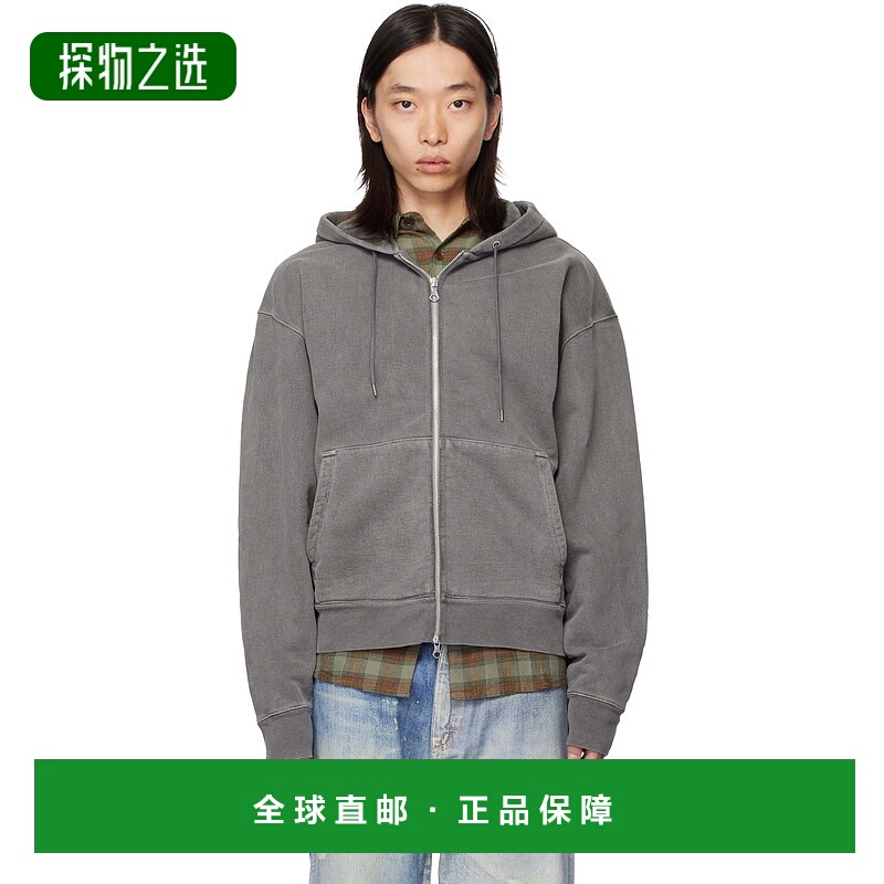 1h可退 香港直邮Our Legacy 男士 灰色 Rascal 连帽衫 M4256RW