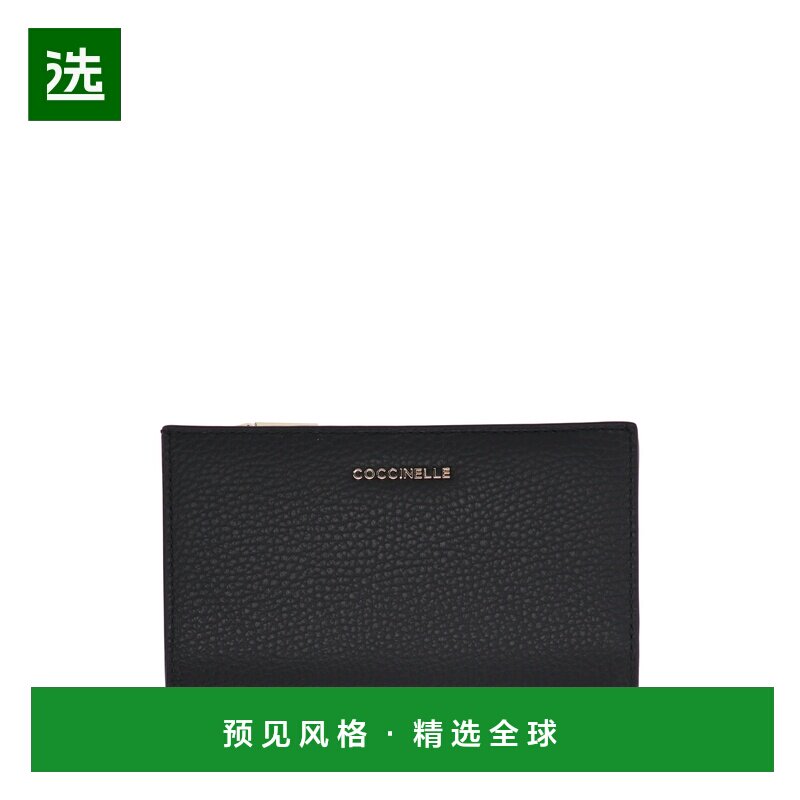 香港直邮COCCINELLE 女士钱包 E2MW511F101001 CO 黑色 拉链钱包