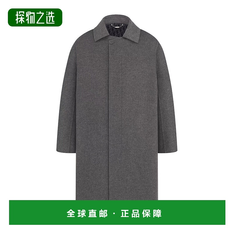 香港直邮Dior 翻领长袖大衣 413C372A6069迪奥羊毛羊绒