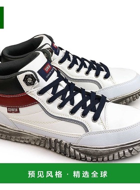 日本直邮Edwin 男士安全运动鞋 ESM-102 安全轻便工作鞋 中帮休闲