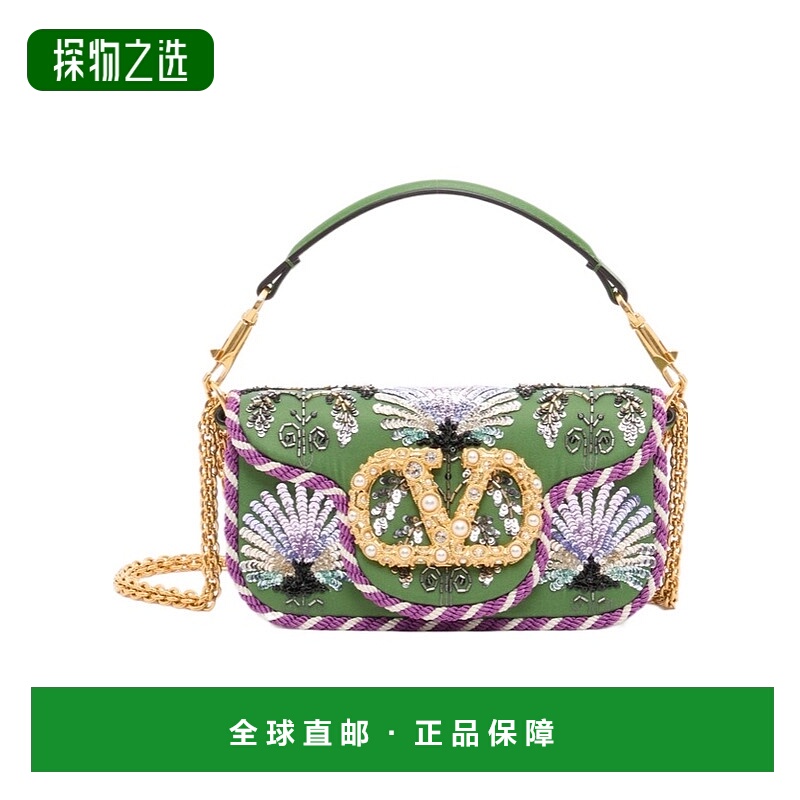 香港直邮Valentino LOC 小号缎面手提包单肩包 WB0K53RQI