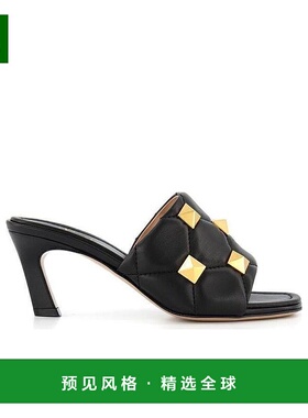 【99新未使用】香港直邮Valentino Roman Stud 中跟凉鞋 VW0S0BK3