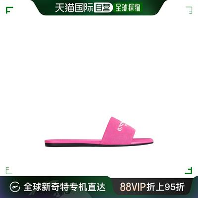 香港直邮Givenchy 徽标平底凉拖 BE3086E1PU