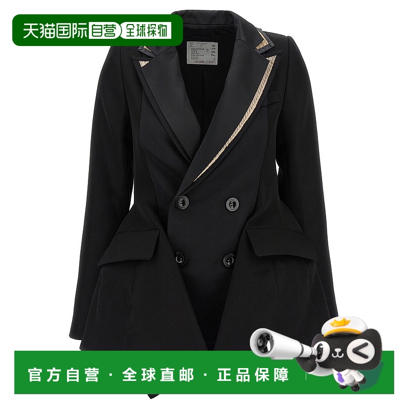 1h可退 香港直邮Sacai 女士 Multilayer 西装外套 2507936