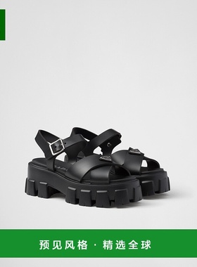 欧洲直邮PRADA (2025新品) Monolith 普拉达高跟运动橡胶凉鞋