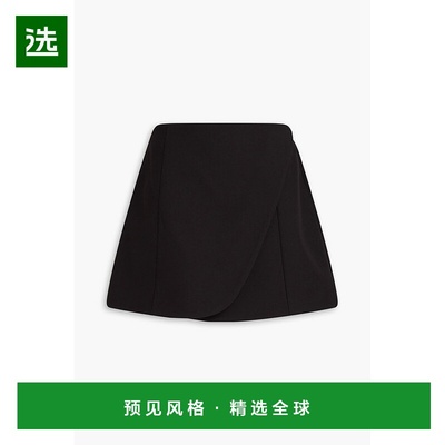 1h可退 香港直邮Rachel Gilbert 女士 Mya 裹式绉纱迷你半身裙 24