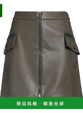 1h可退 香港直邮Iceberg 冰山 女士 迷你半身裙 green绿色 舒适时