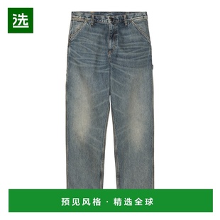 香港直邮CARHARTT 男士休闲裤 I032024014Q CO 蓝色 SINGLE KNEE