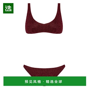 1h可退 香港直邮oseree 女士 LUMIERE 运动套装 LSS205BURGUNDY