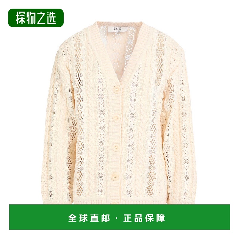 香港直邮SEA 海洋 女士 针织开衫 beige米色 舒适时尚