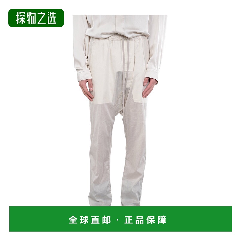 香港直邮Rick Owens 抽绳休闲裤 RU01E5380 CV