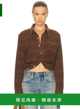 1h可退 香港直邮R13 女士 全裹式衬衫 R13WR433R554B 舒适时尚