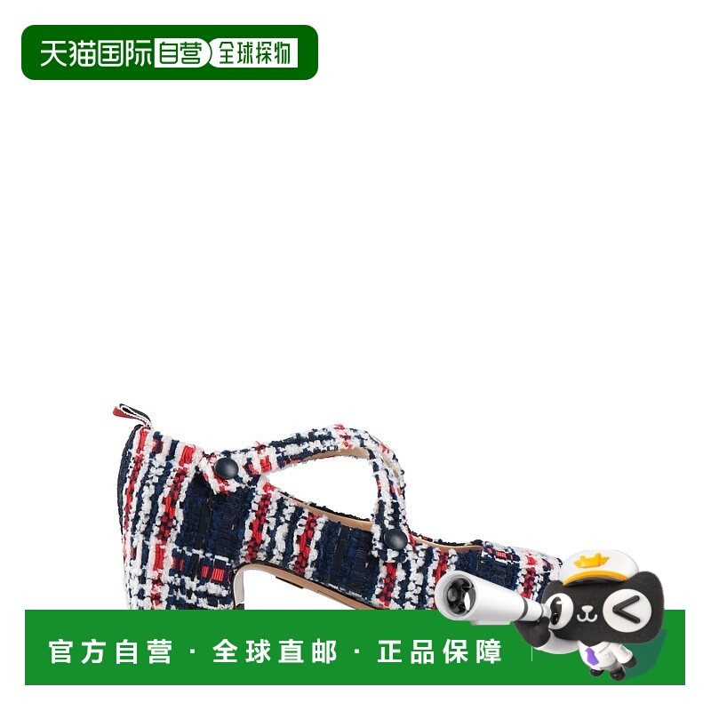 1h可退 香港直邮Thom Browne 汤姆·布朗 女士 浅口鞋 blue蓝色