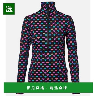 1h可退 香港直邮GOLDBERGH 女士 Cuori printed top 滑雪服