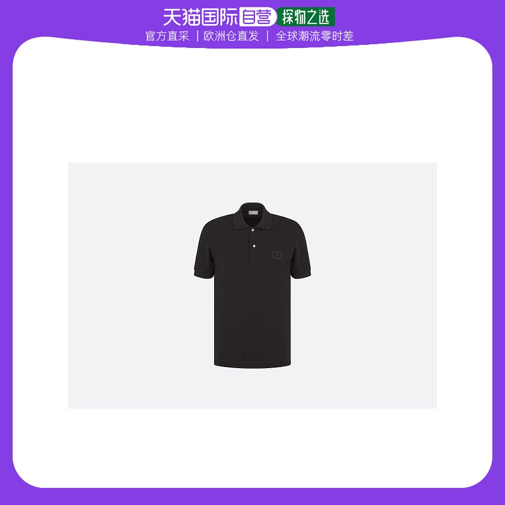 欧洲直邮Dior迪奥男士T恤配色得体整洁刺绣徽标宽松时尚舒适印花