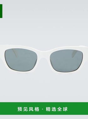 1h可退 香港直邮Celine 思琳 男士 矩形太阳眼镜 white白色 舒适