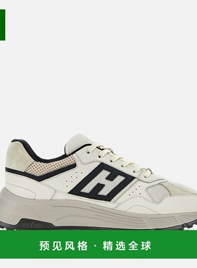 欧洲直邮Hogan Hyperlight象牙白/黑色运动鞋男式跑鞋休闲