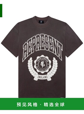 香港直邮Represent 男士T恤 MLM10017017 AW2025 黑色 短袖T恤