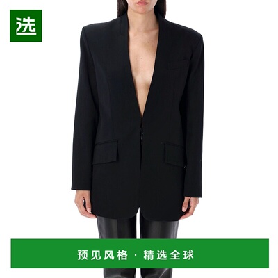 1h可退 香港直邮The Attico 女士 羊毛华达呢夹克 WCG00087WWW065