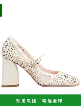 香港直邮Roger Vivier Très Vivier 皮革玛丽珍高跟鞋 RVW766412