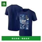 简约时尚 1h可退 舒适透 T恤短袖 圆领上装 美国直邮 Fanatics男士